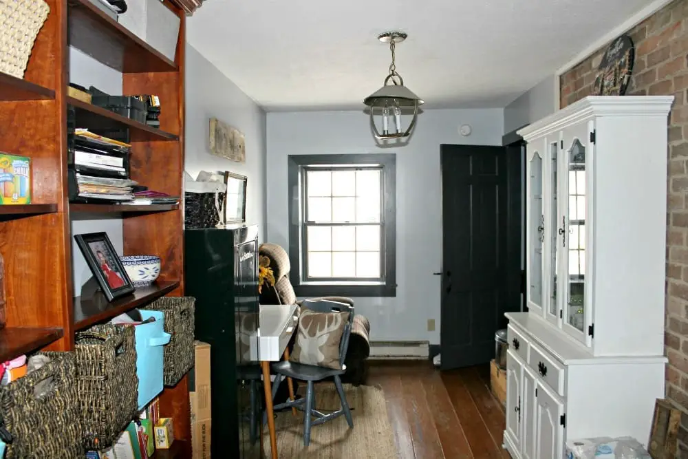 log cabin office