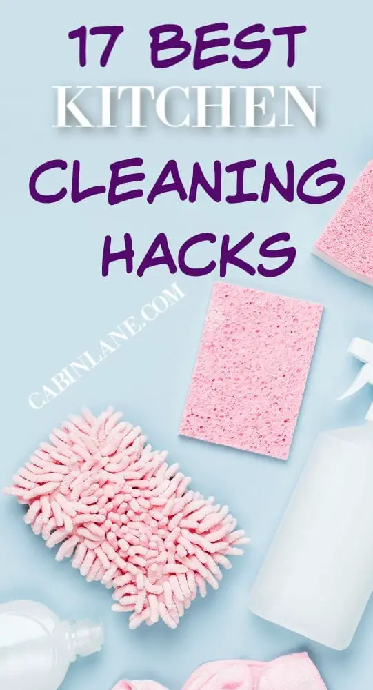 Sick of having a dirty kitchen? Use these 17 kitchen cleaning hacks to get your kitchen cleaner for longer. Very useful and creative ideas!