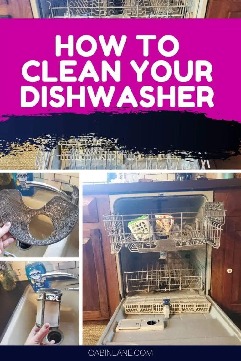 How to Clean Your Dishwasher (And Dishwasher Filter) - Cabin Lane