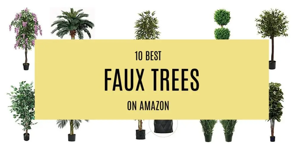Looking to add a touch of greenery to your home but have a black thumb? We've rounded up the ten best faux trees on Amazon that will have everyone fooled.