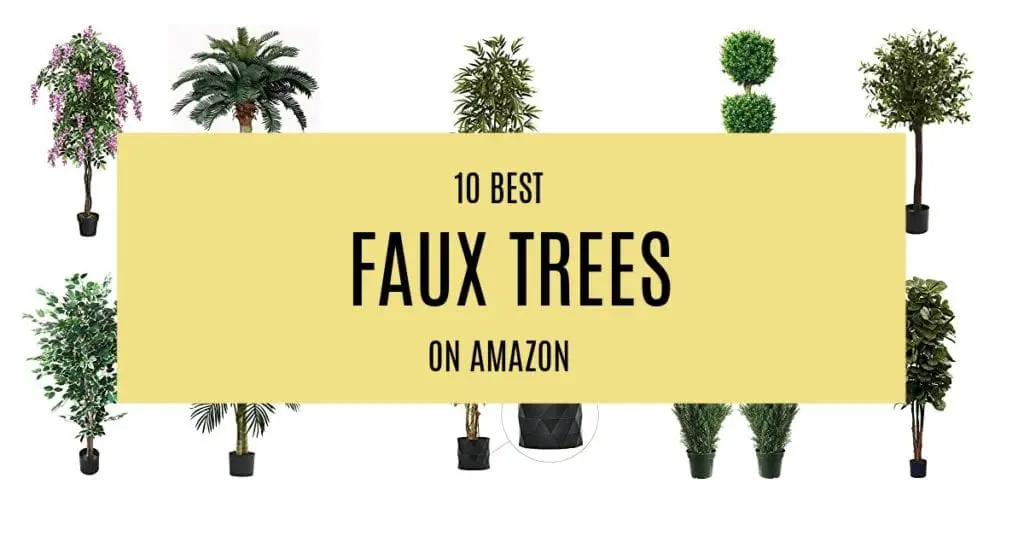 faux trees for living room