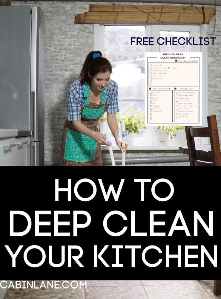If you need instruction on how to deep clean your kitchen, we have you covered. Here's everything you need to do, plus a free kitchen deep cleaning checklist.