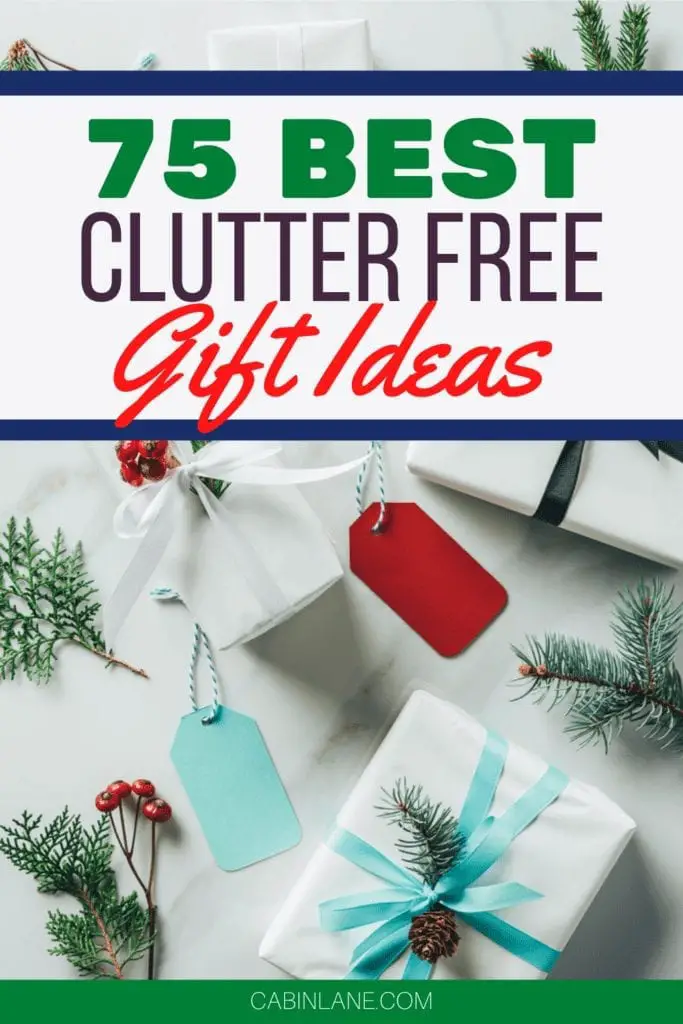 This year's been hard enough, let's not let Christmas clutter up the house. Instead, enjoy these 75 clutter free gift ideas for everyone on your list.