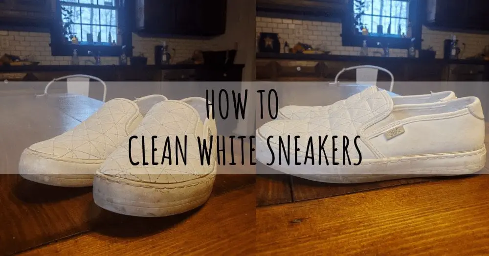 White sneakers looking a little dirty? We tested two popular ways to clean white sneakers and white Crocs. Come see the winner!