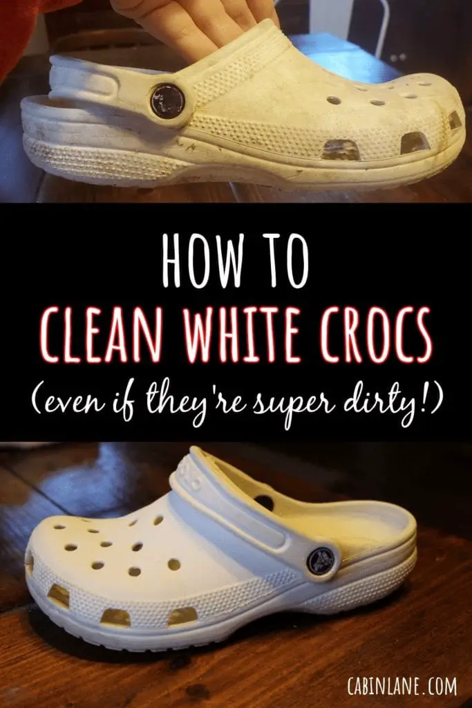 How to clean white Crocs. We tested two popular ways to clean white Crocs. Both are easy to do! Find out which worked better.