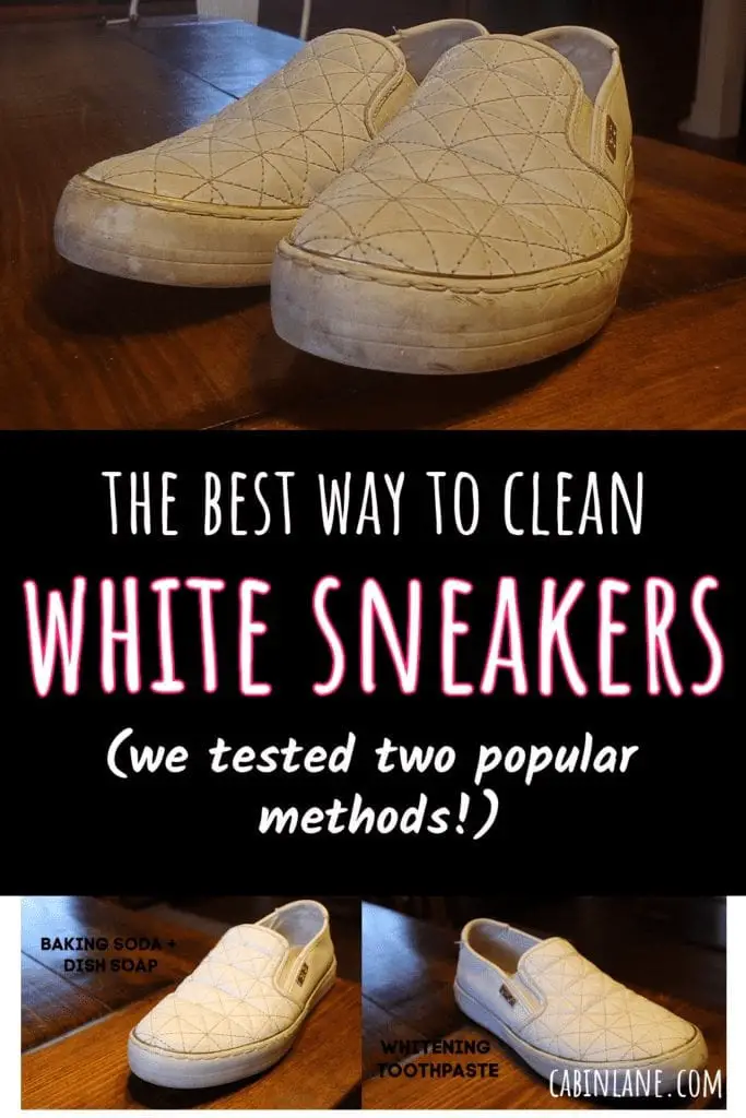 White sneakers looking a little dirty? We tested two popular ways to clean white sneakers and white Crocs. Come see the winner!