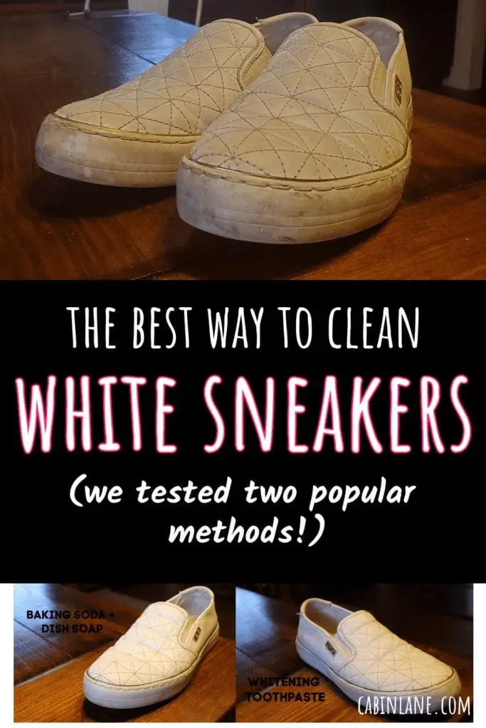 Can you clean white shoes with dish on sale soap