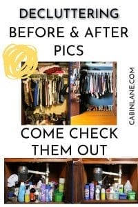 Looking for some organizing inspo? Come check out my decluttering before and after pics from all over my house.