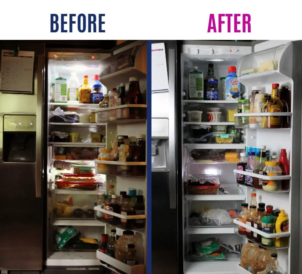 Decluttering a Refrigerator