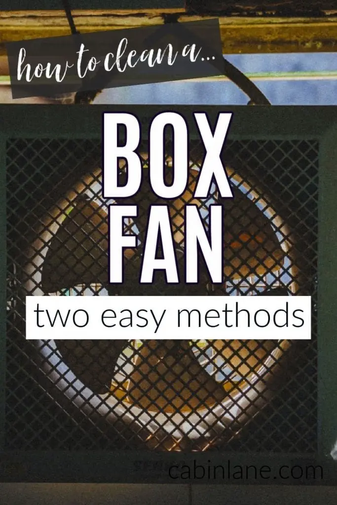 How to clean a box fan - the top two ways.