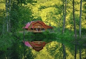 cabin in the woods in KY