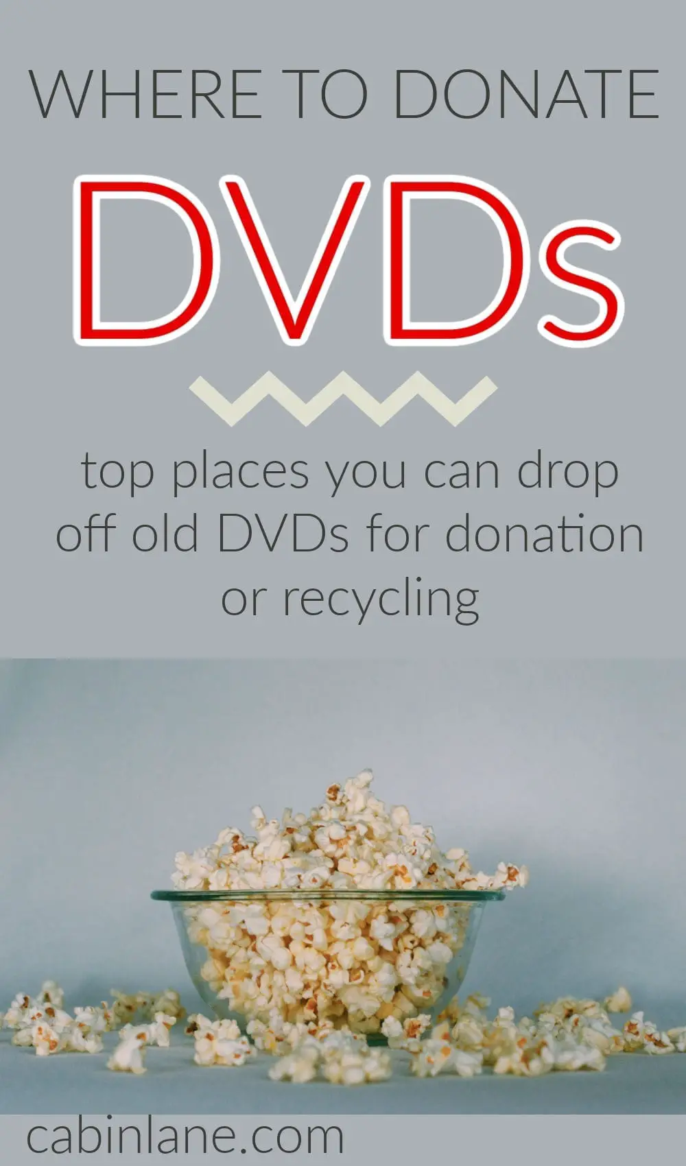 Doing a big decluttering sesh? Before you go tossing things into the trash, consider donating. Here's where to donate DVDs.