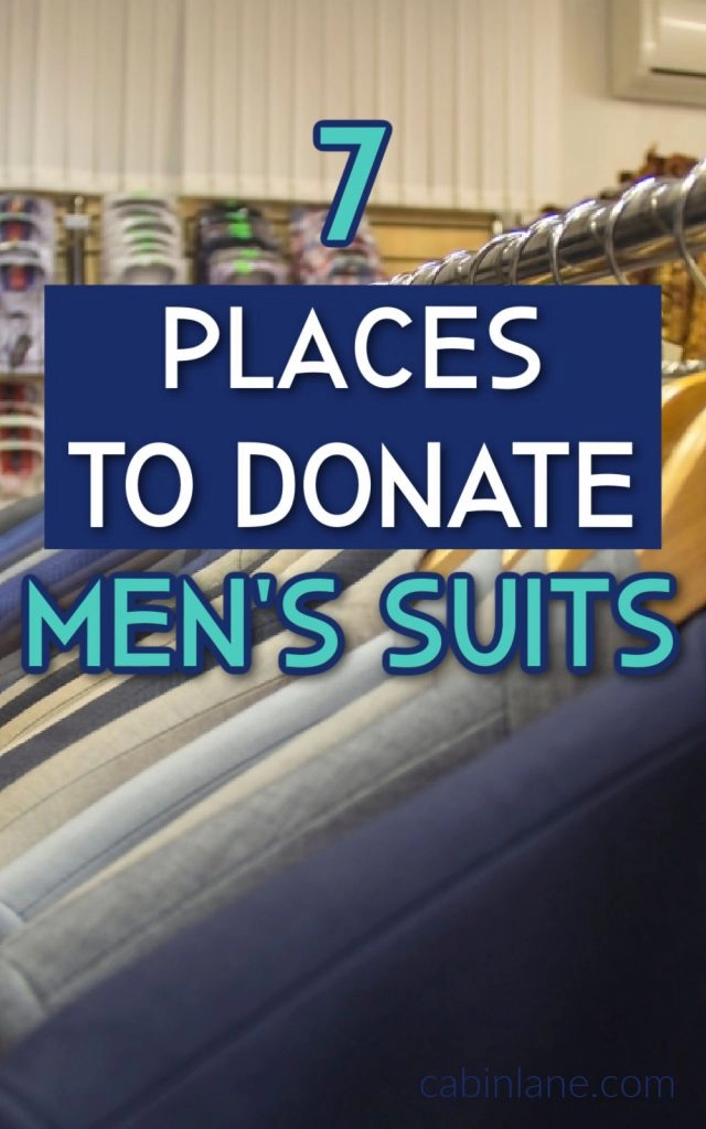 If you're cleaning out your closet, think twice before tossing out your old business clothes. Instead, here's where to donate men's suits.