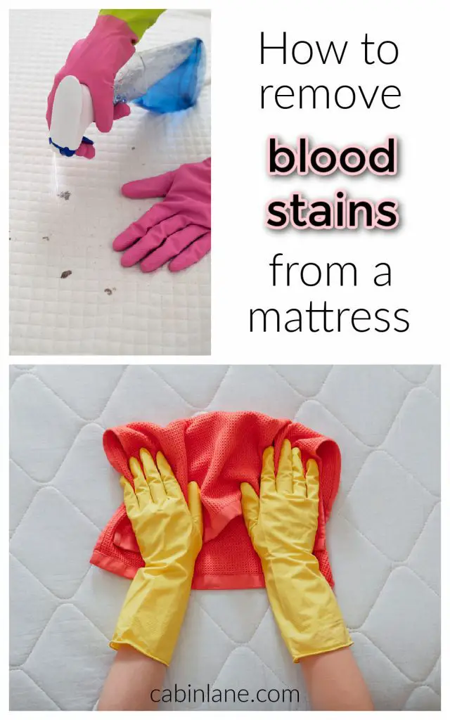 Did you wake up to find blood has soaked through your sheets and made it to the mattress? If so, here's how to clean a blood stain on a mattress.