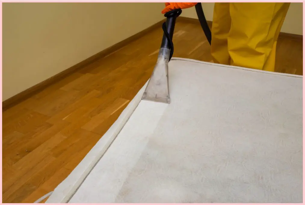 How to clean a mattress with carpet cleaner.