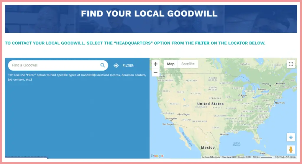 Charities that pickup donations - Goodwill