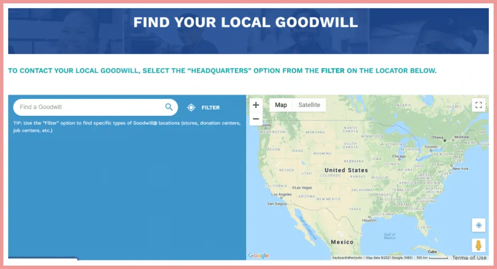 Charities that pickup donations - Goodwill