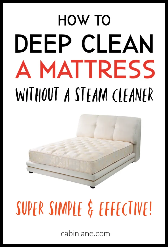 Are you wondering how to clean a mattress without a steam cleaner? Well, it turns out you don't need one. Here's a simple and effective way to deep clean your mattress.