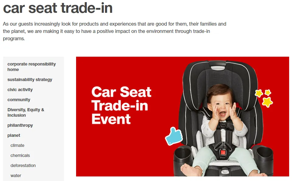 How to trade in a car seat