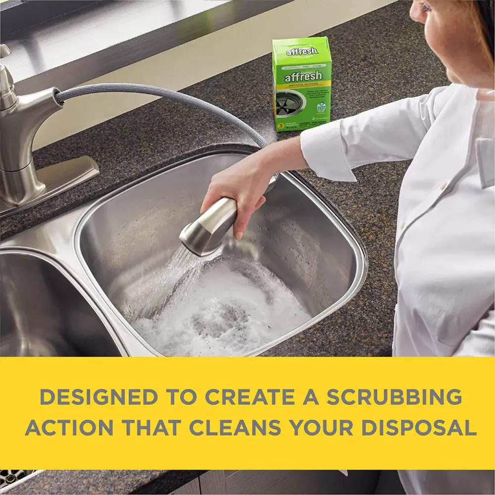 Use a garbage disposal tab to eliminate bad draing smells.