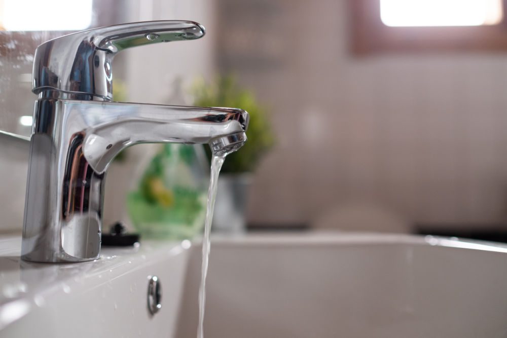 Let water run for three minutes to flush your drain.