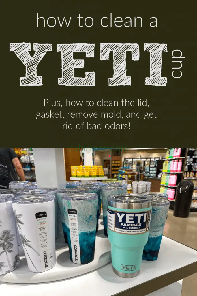 Wondering the best way to clean your stainless steel tumbler? Here's how to clean a Yeti cup, lid, and how to get rid of mold and bad odors.