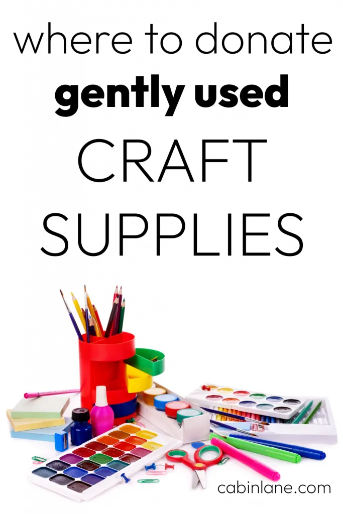 Wondering where to donate your old craft supplies? These seven organizations will be more than happy to take them off your hands.