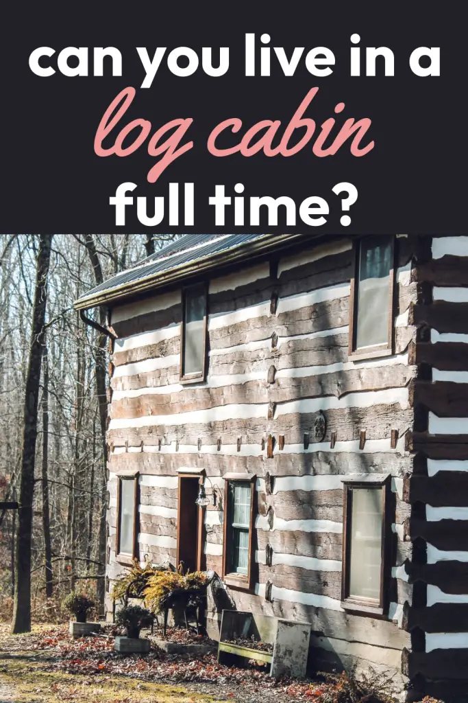 While you can live in a log cabin, there are factors to consider. Here's what you need to know (and what I overlooked.)