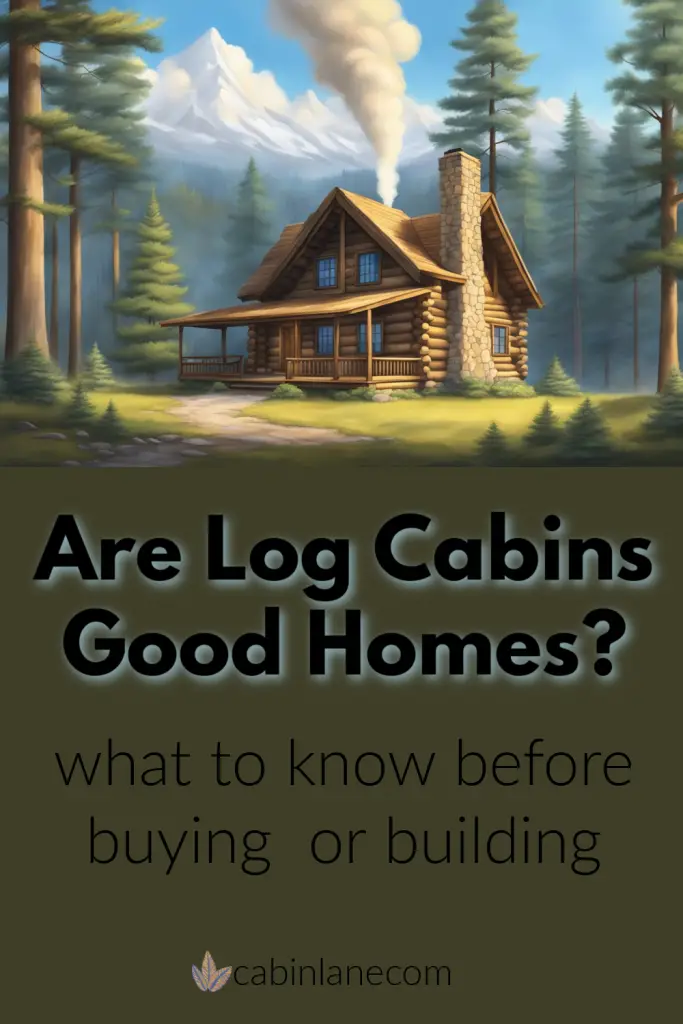 Log cabins have been around for centuries and are often associated with a rustic, cozy feel. But are they actually good homes?