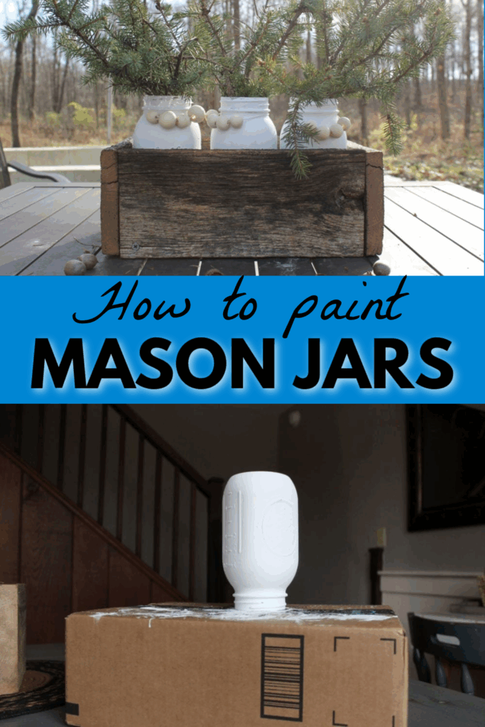 Learning how to paint mason jars is easy and only takes a few supplies. Use this tutorial to transform any glass jar.