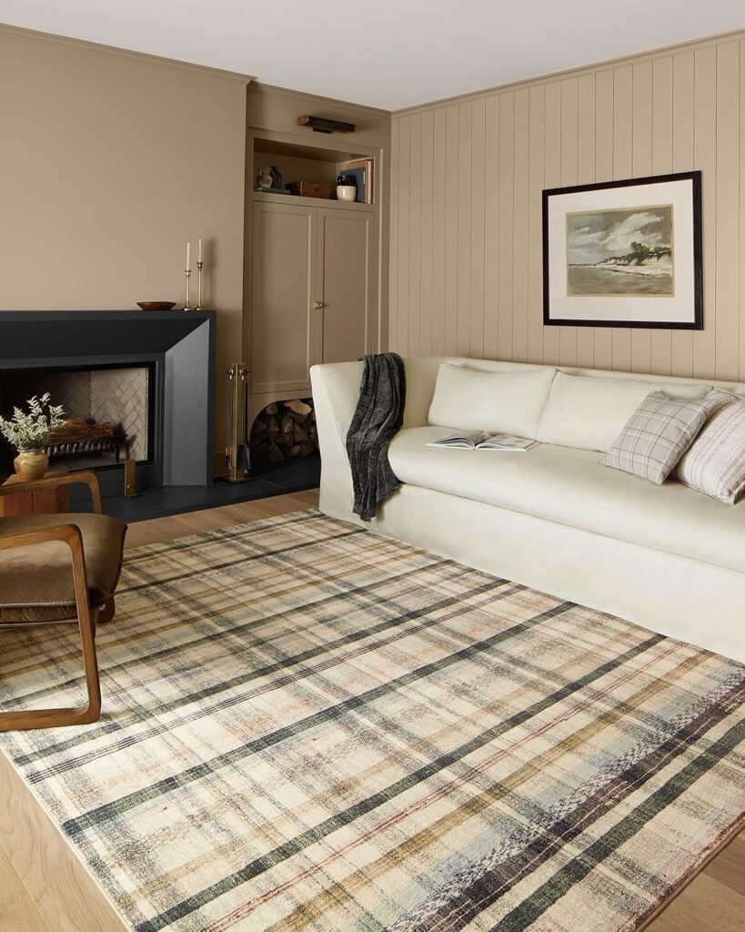 Plaid rug