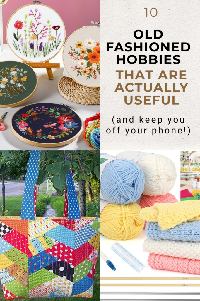 Stop the scroll with one of these old-fashioned hobbies that are actually useful. These analog hobby ideas will help you create something practical for your home while bringing out your creativity.